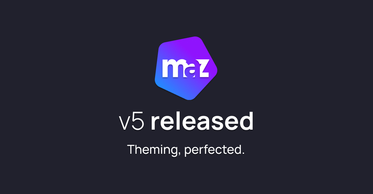 Maz-UI v5.0.0